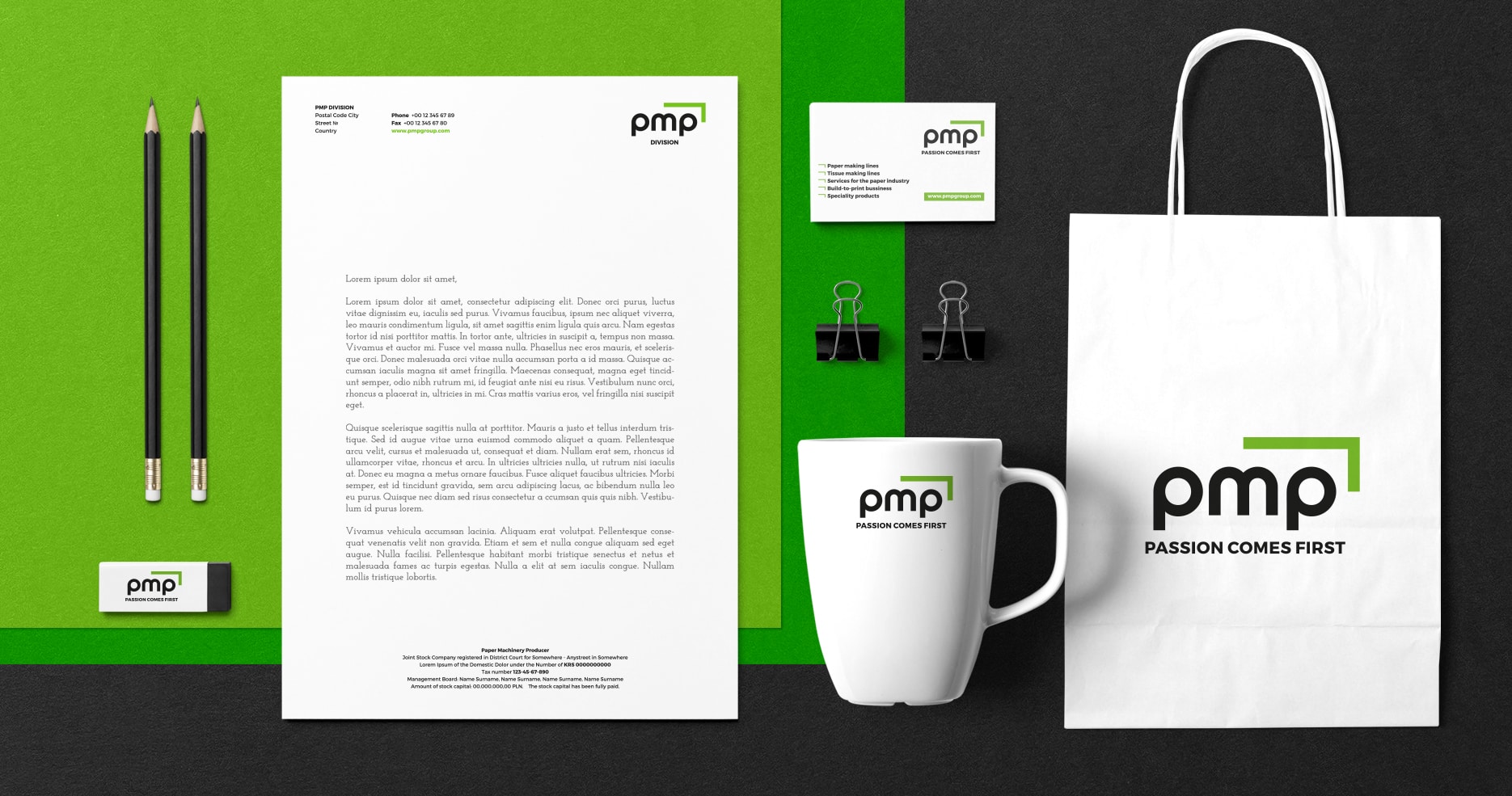 druki firmowe PMP Group