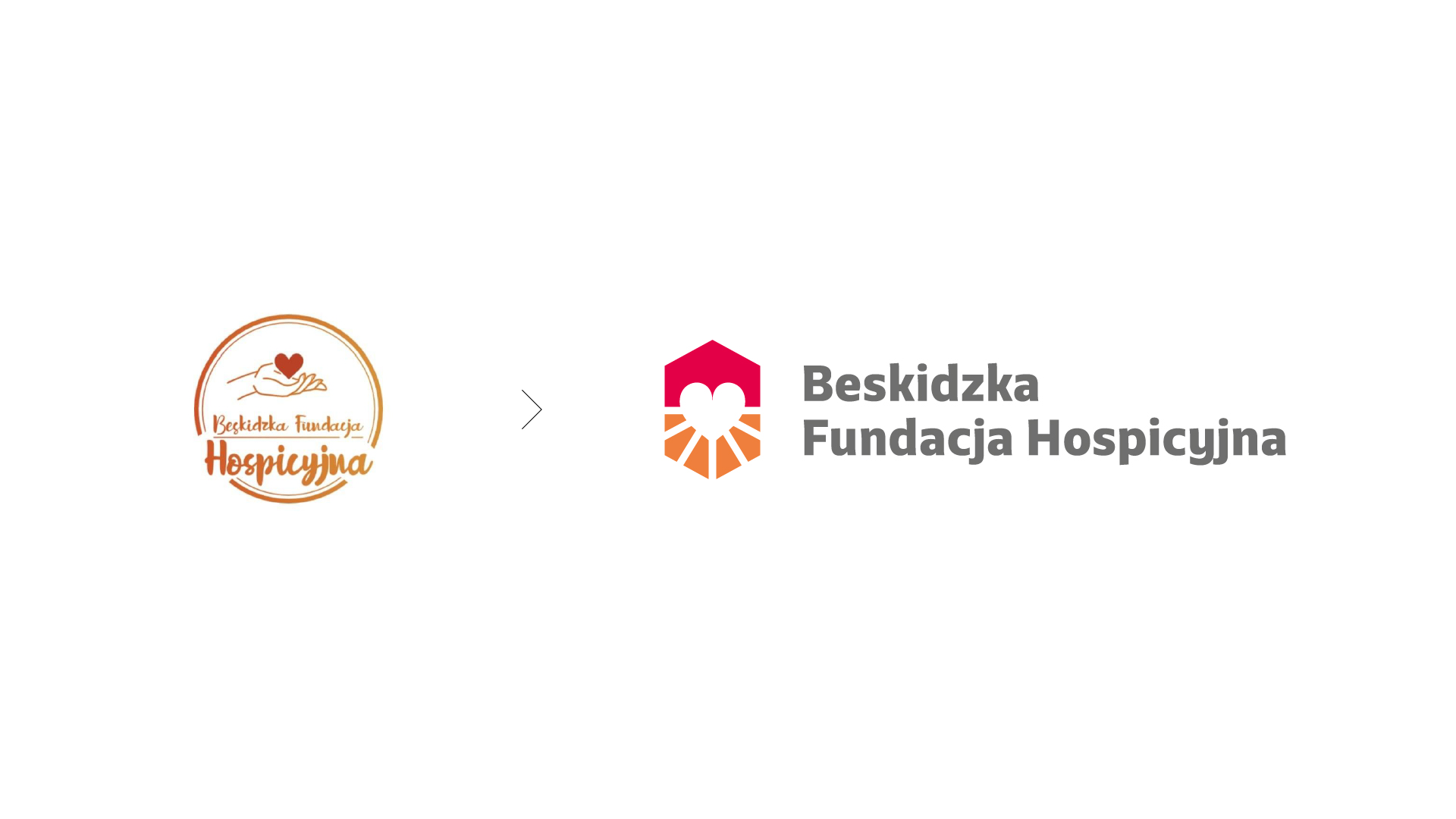 Beskidzka Fundacja Hospicyjna logo przed po 02