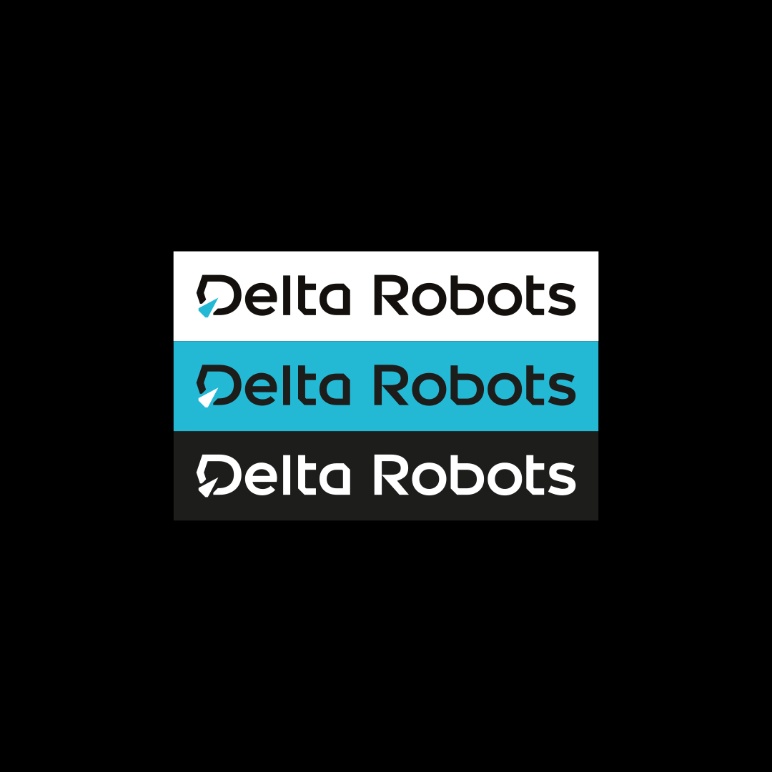 delta robots nowe logo warianty kolorystyczne