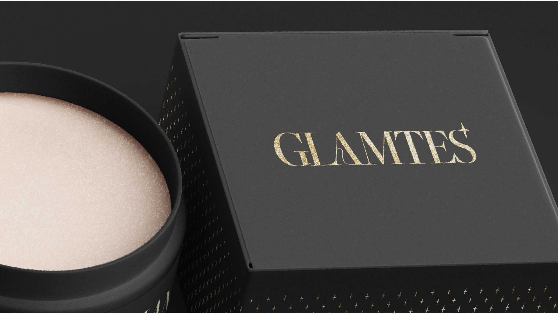 12 GLAMTES opakowanie detal logo