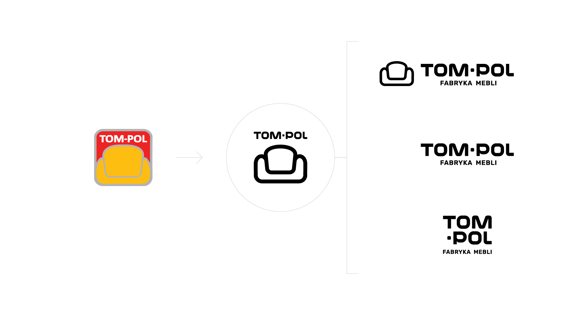 TOM-POL rebranding znaku