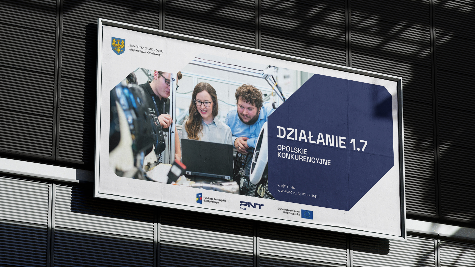 Rebranding i nowa identyfikacja wizualna PNT Opole billboard