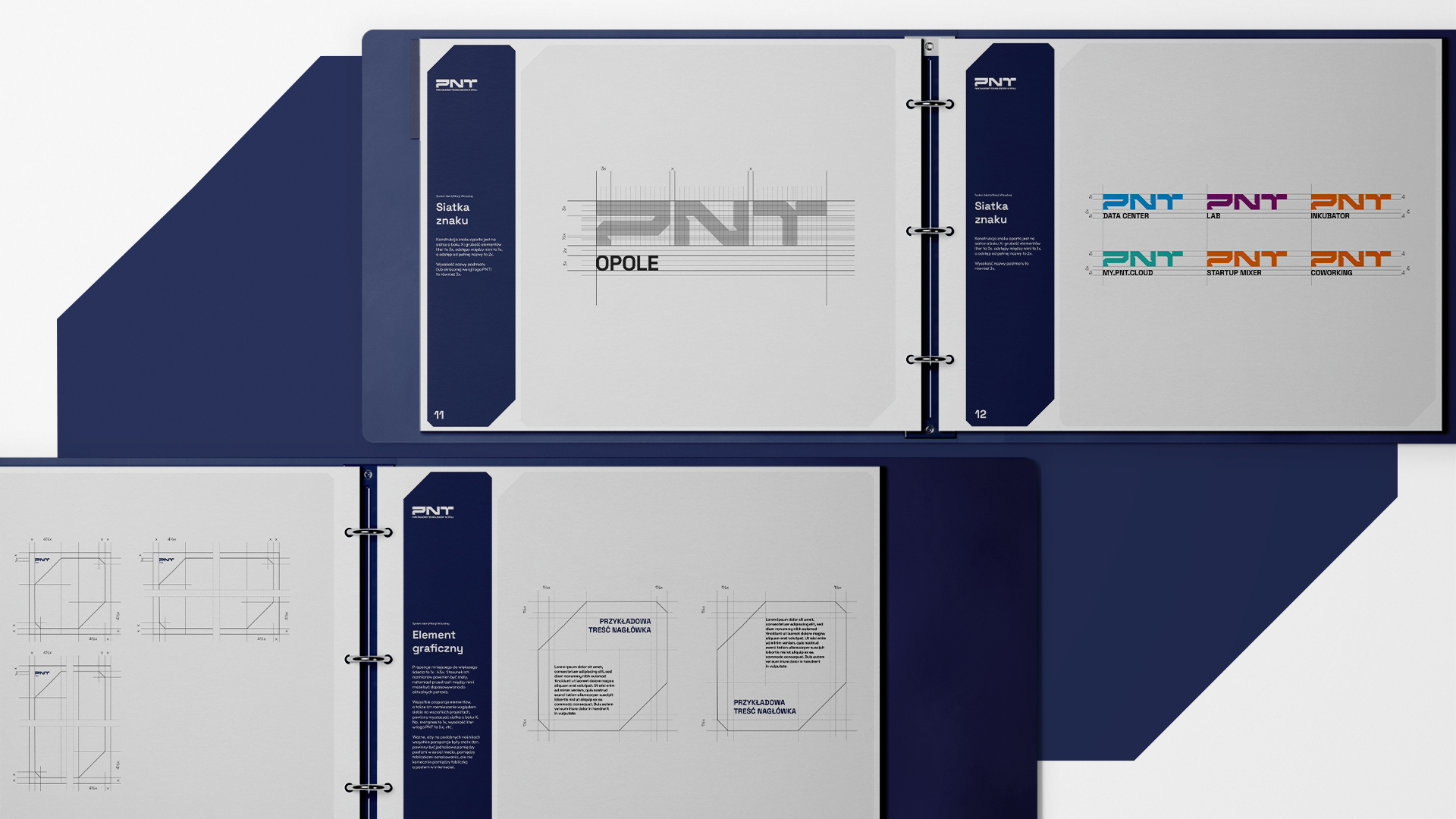 Rebranding i nowa identyfikacja wizualna PNT Opole brand book