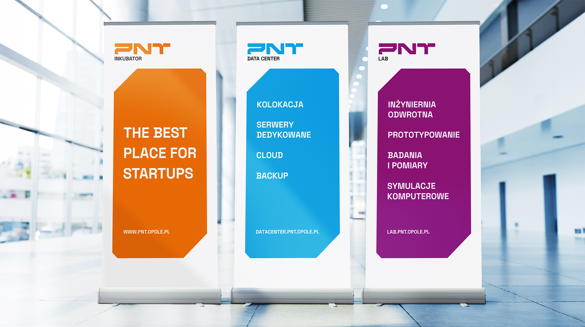 Rebranding i nowa identyfikacja wizualna PNT Opole rollupy 01